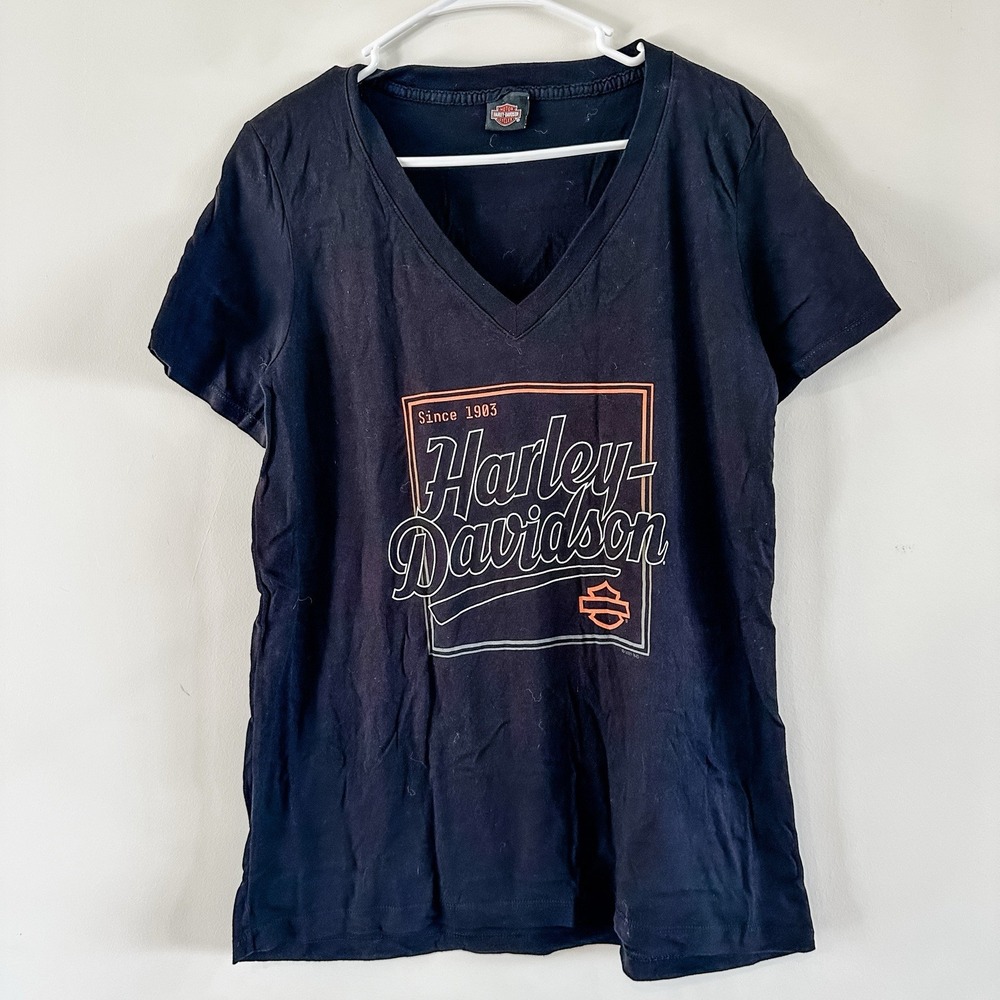 Harley Davidson Women's Shirt Large Black‎ Harley Playa Del Carmen, Mexico